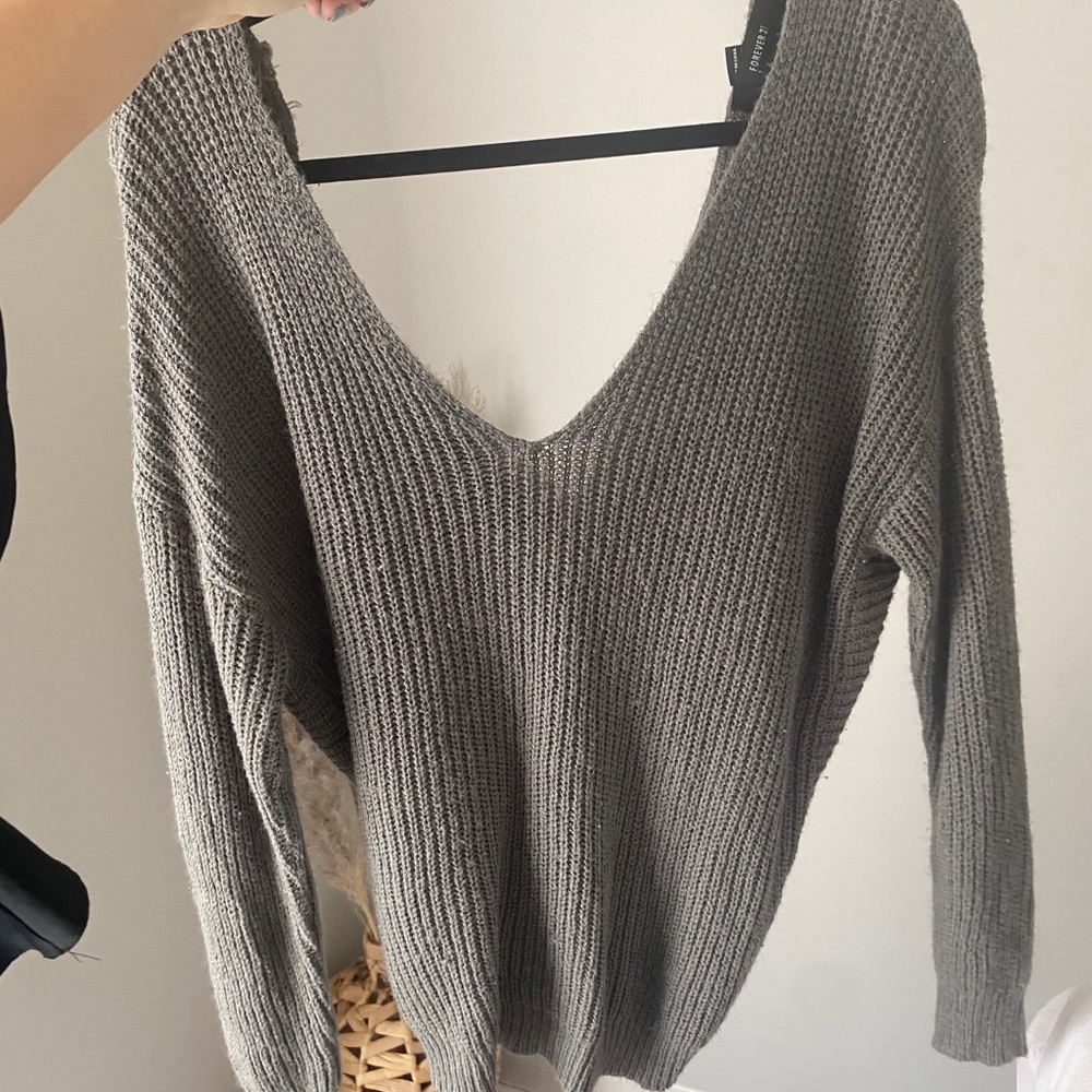 Twist Back Sweater